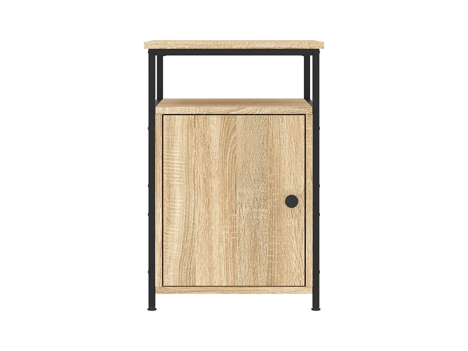 Mesita de noche | Mesilla de noche madera contrachapada roble sonoma 40x42x60 cm