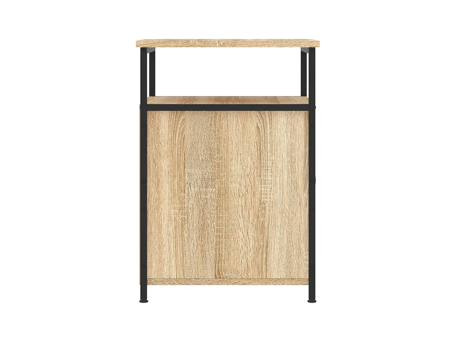 Mesita de noche | Mesilla de noche madera contrachapada roble sonoma 40x42x60 cm