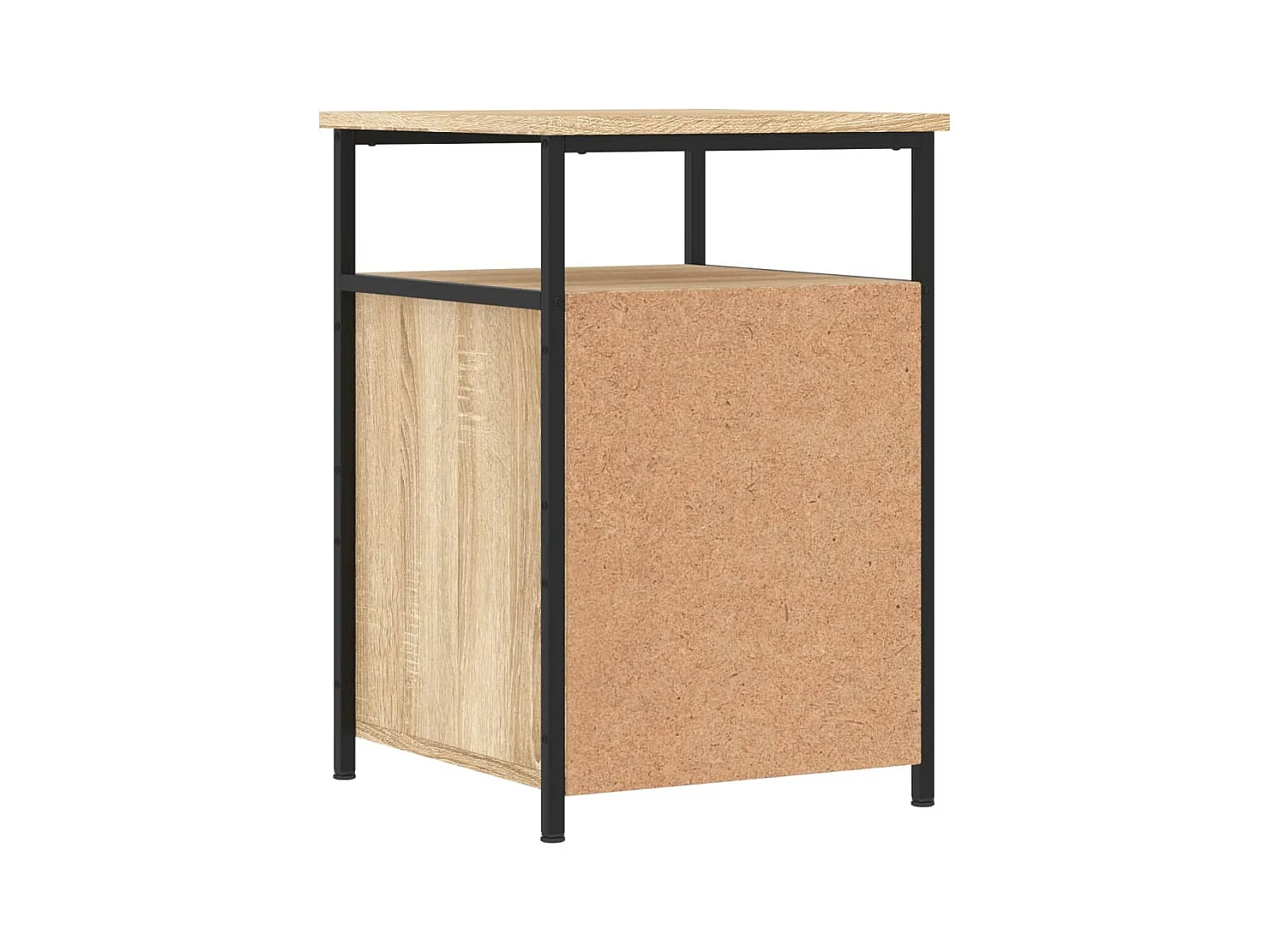 Mesita de noche | Mesilla de noche madera contrachapada roble sonoma 40x42x60 cm