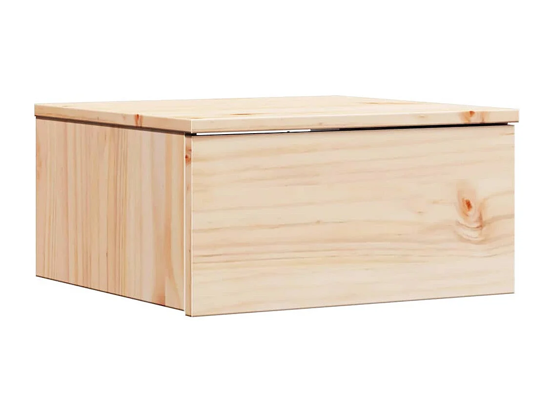 Mesa de Noche | Mesa auxiliar con cajón 2 uds. Marrón 37x35x18.5 cm