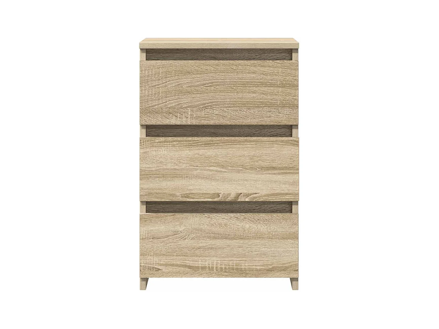 Mesitas de noche | Mesilla de noche 2 uds contrachapada roble Sonoma 40x35x62,5cm