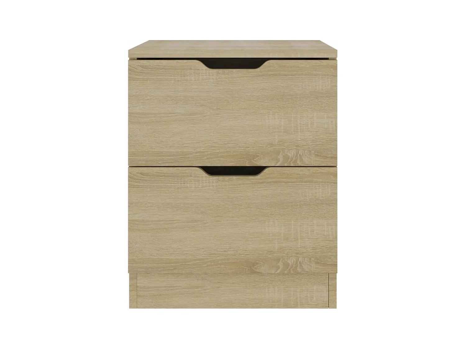 Tables de chevet-Table de nuit 2 pcs chêne sonoma 40x40x50 cm bois ingénierie