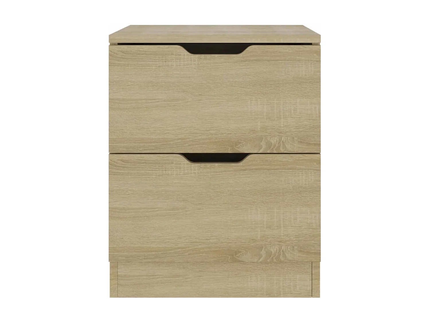 Nachttisch 2er Set-Beistelltisch Sonoma-Eiche 40x40x50 cm Spanplatte SHL35764