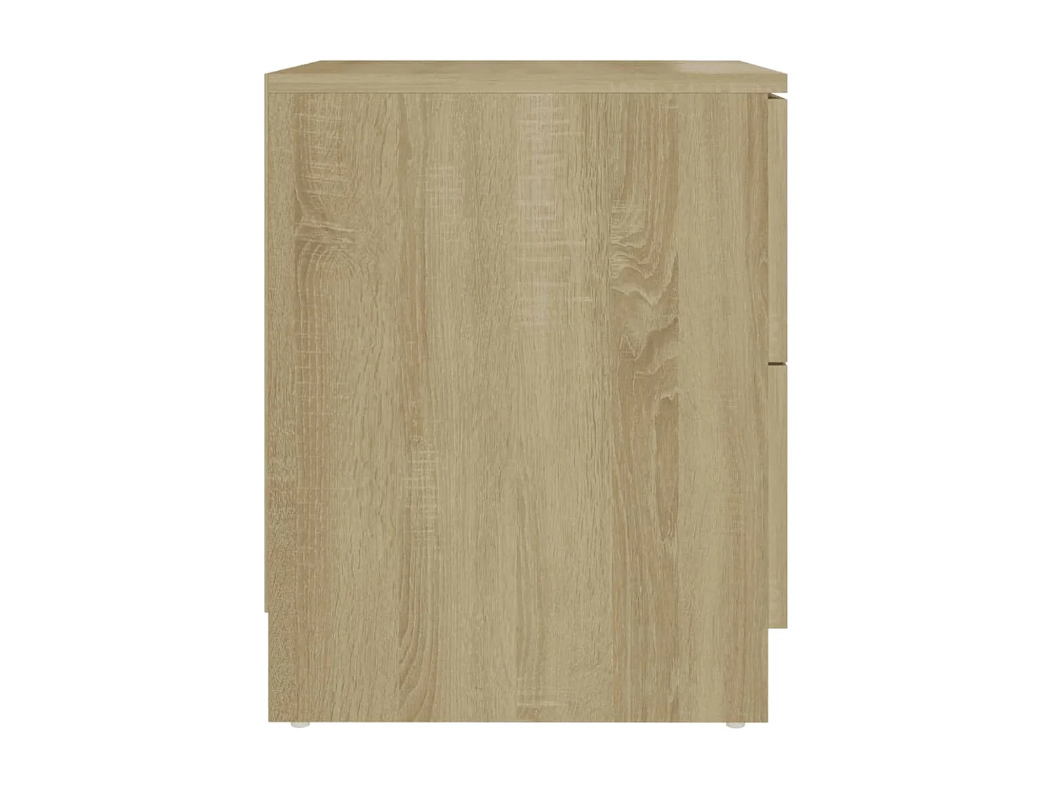 Nachttisch 2er Set-Beistelltisch Sonoma-Eiche 40x40x50 cm Spanplatte SHL35764