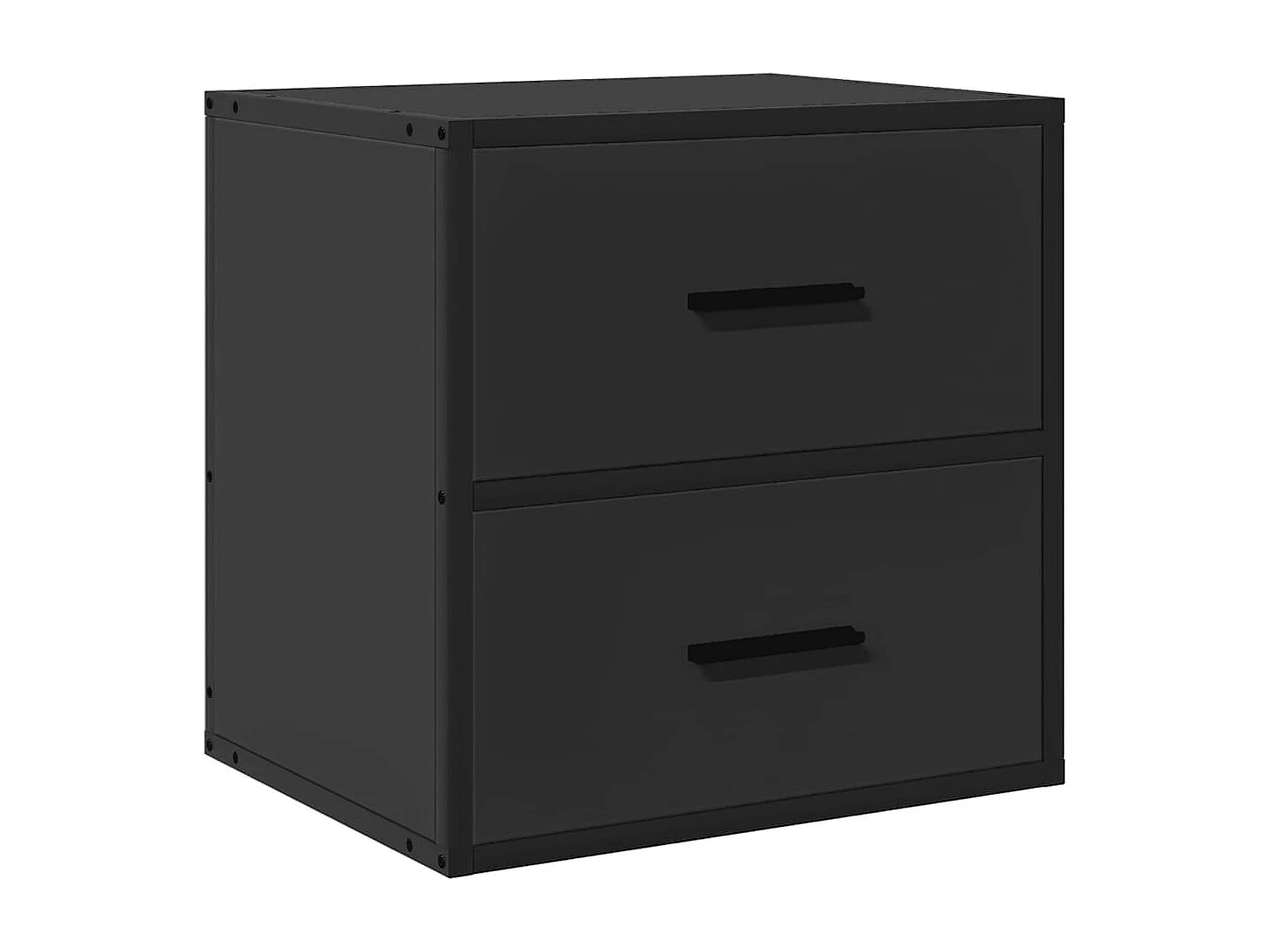 Table de chevet flottante noir 40x31x39,5 cm