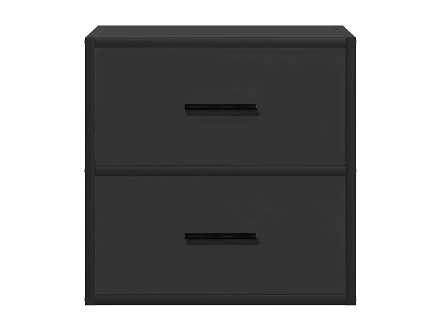 Table de chevet flottante noir 40x31x39,5 cm