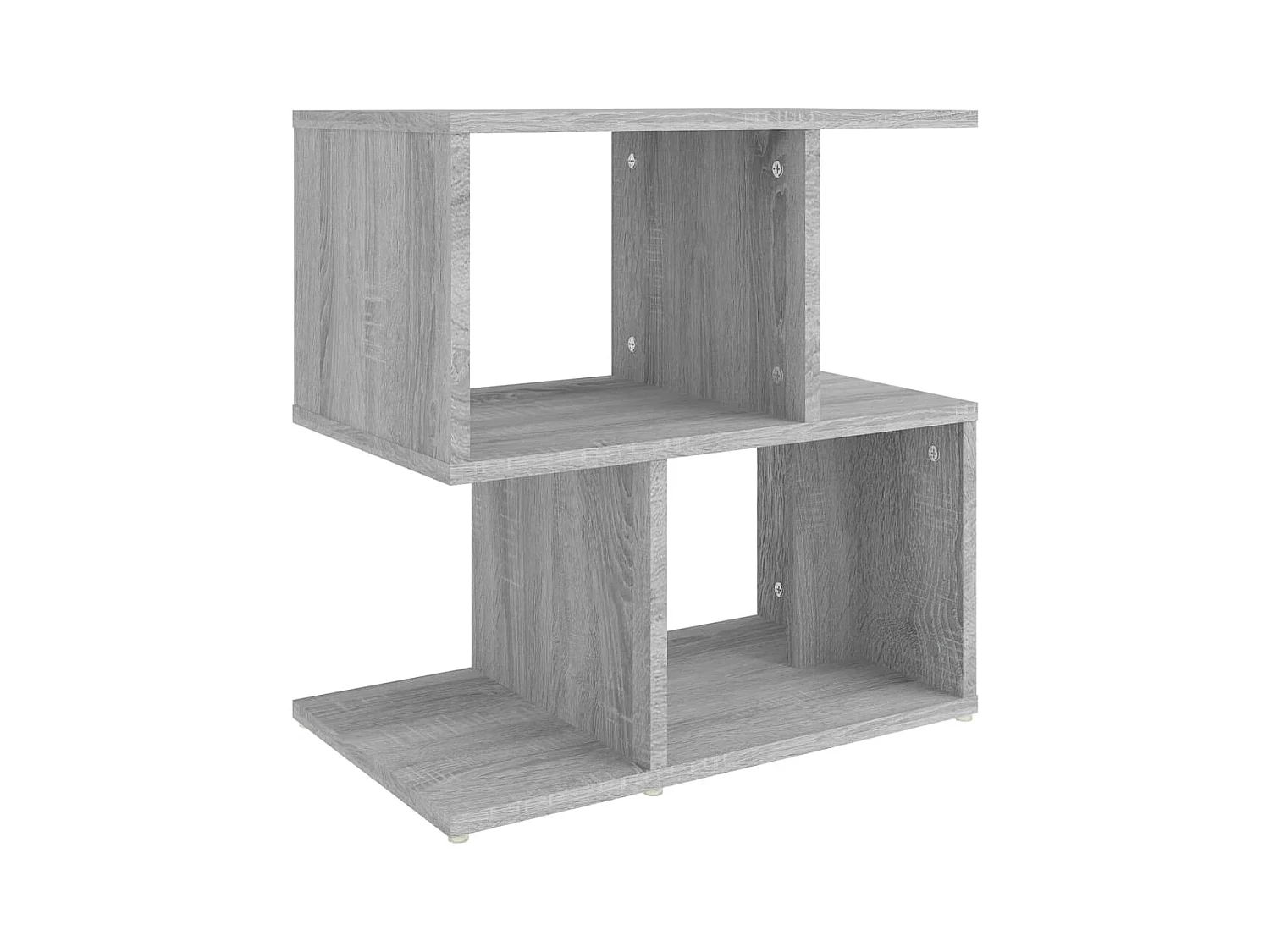 Mesitas de noche | Mesilla de noche 2 uds contrachapada gris Sonoma 50x30x51,5 cm