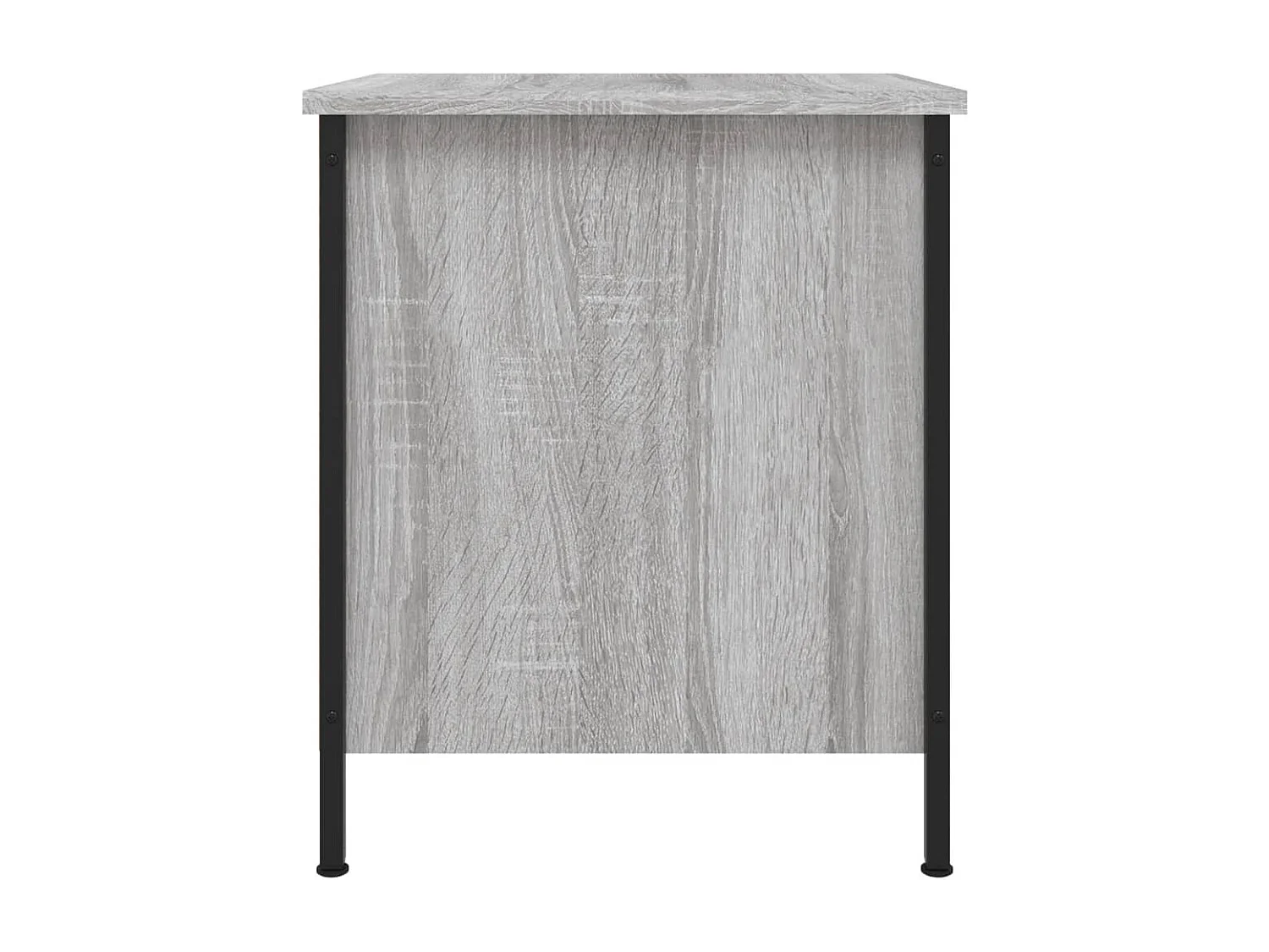 Mesita de noche | Mesilla de noche 2 uds. madera ingeniería gris Sonoma 40x42x50 cm