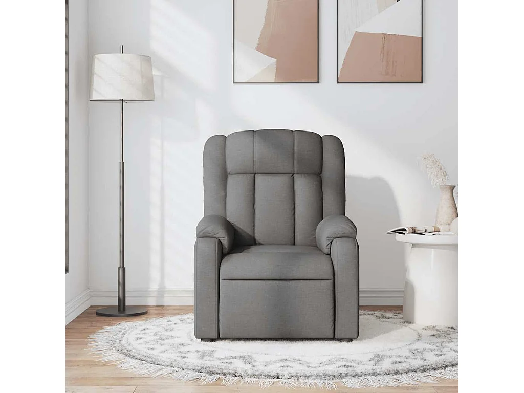 Relaxsessel | Massagesessel Dunkelgrau Stoff SHL80313