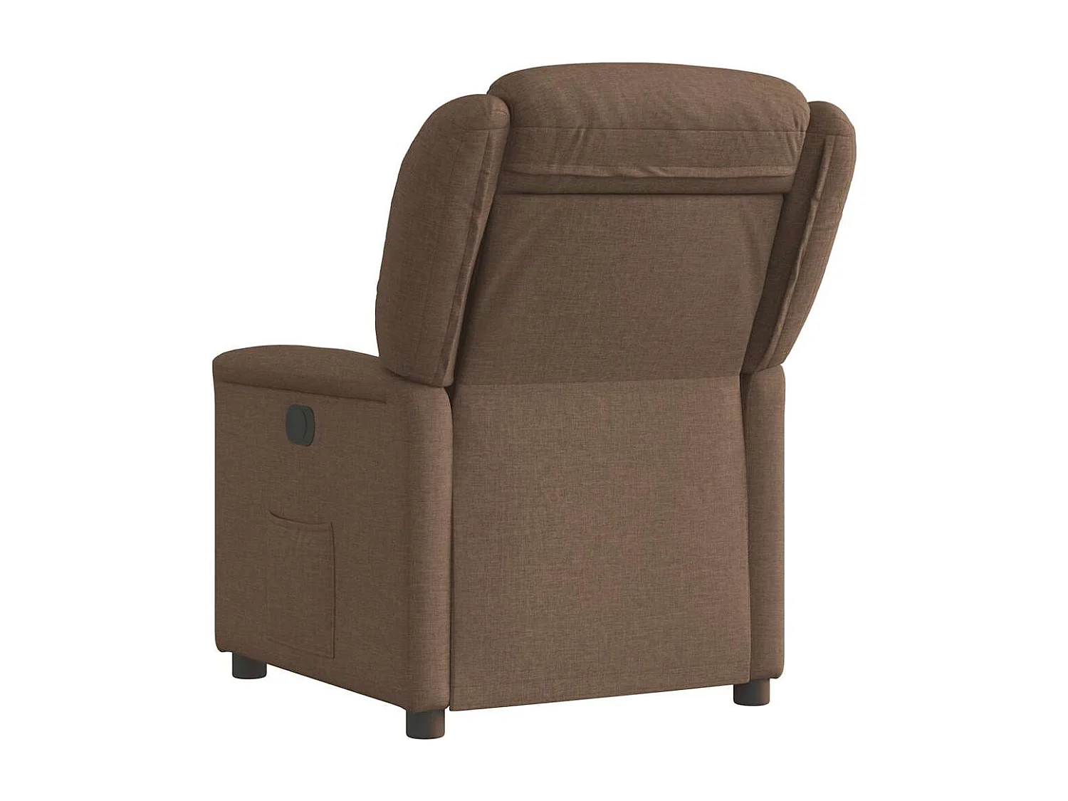 Relaxsessel | Lounge Sessel für Wohnzimmer Braun Stoff SHL49003