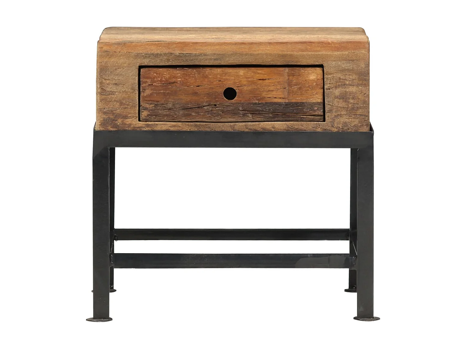 Nachttisch-Beistelltisch 40x35x40 cm Altholz Massiv SHL79449