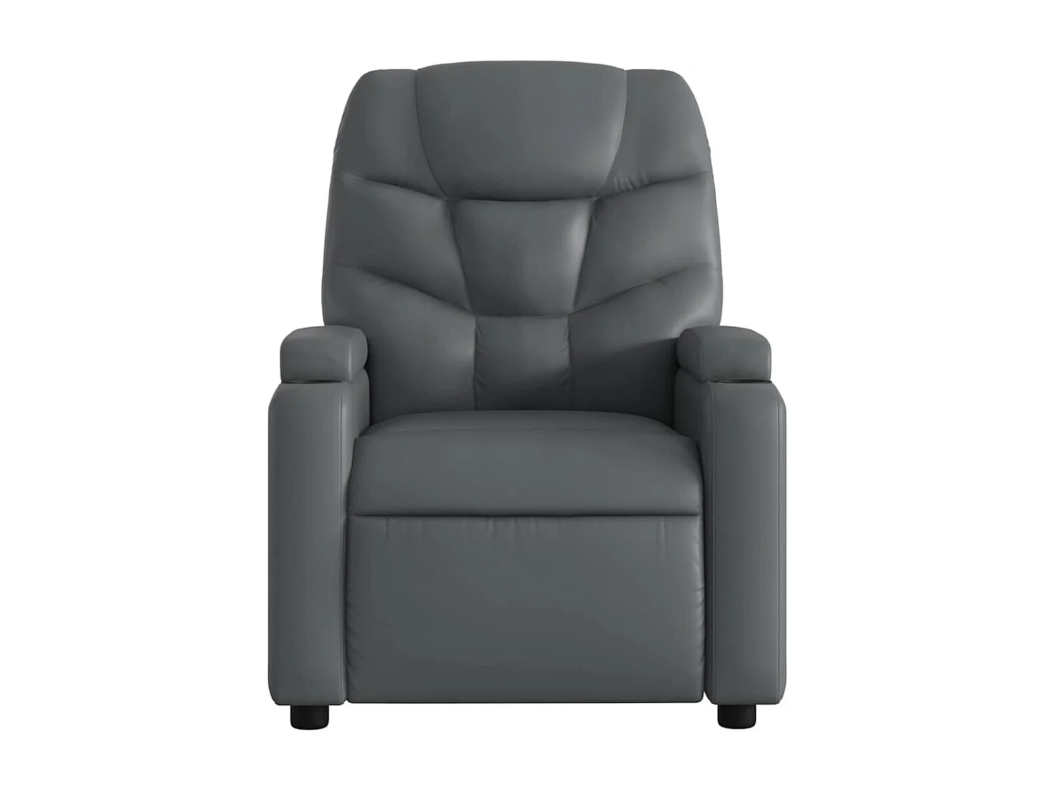 Sillón de relax | Silla | Sillón reclinable eléctrico de cuero sintético gris SHL2483