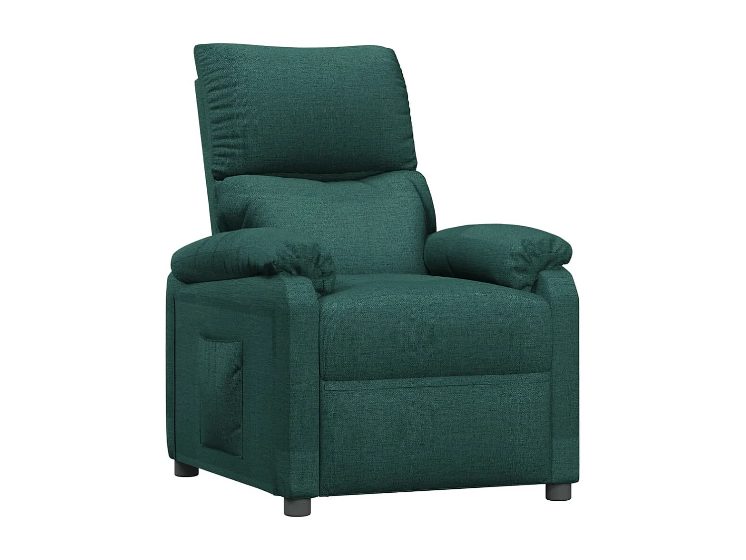 Fauteuil inclinable-Fauteuil de salon Vert foncé Tissu SHL2693