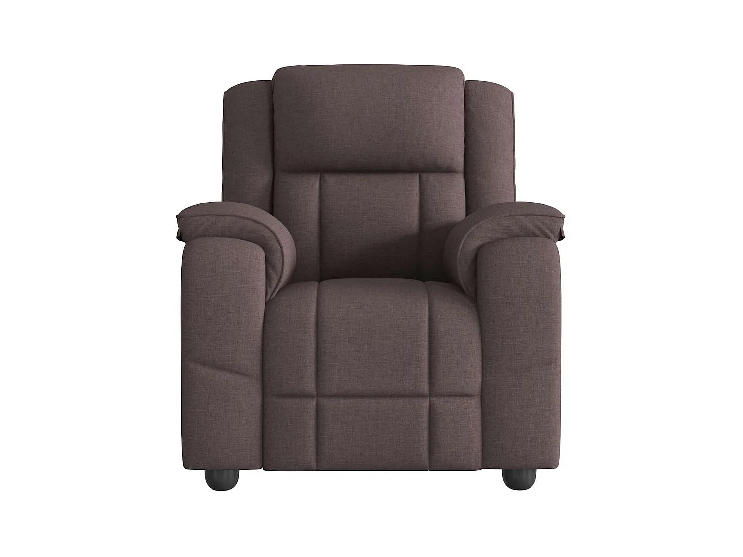 Sillón de relax | Silla | Sillón reclinable de tela marrón oscuro SHL5088