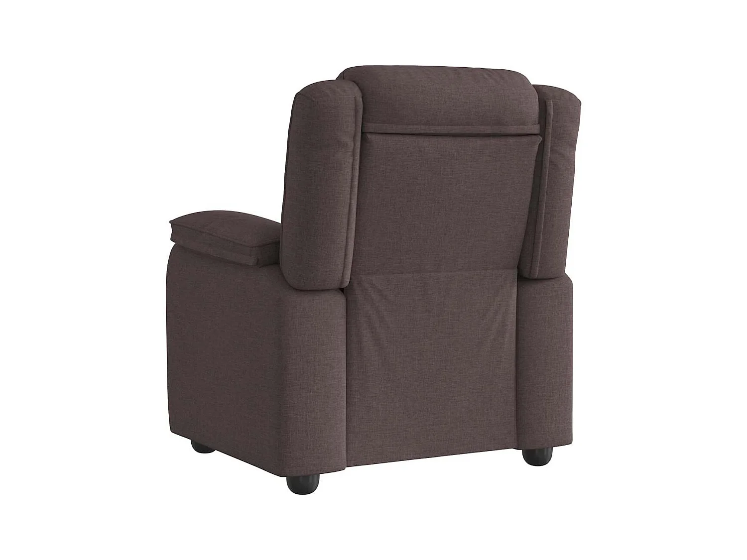 Sillón de relax | Silla | Sillón reclinable de tela marrón oscuro SHL5088