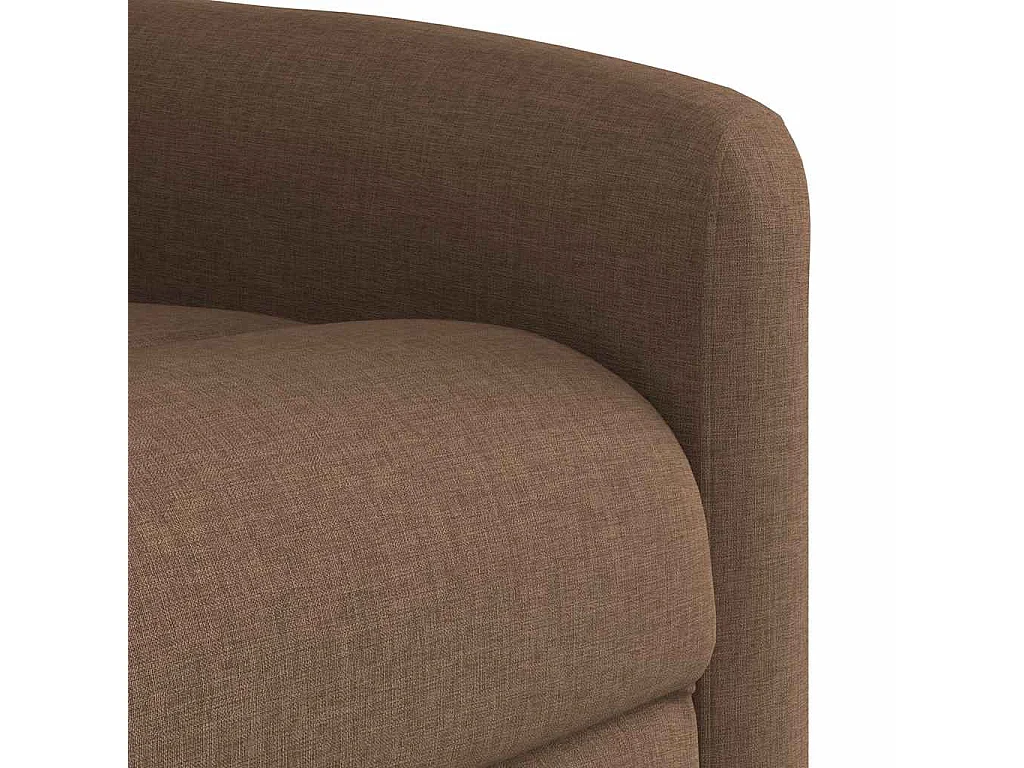 Poltrona | Cadeira Relax | Cadeira reclinável tecido castanho SHL471404