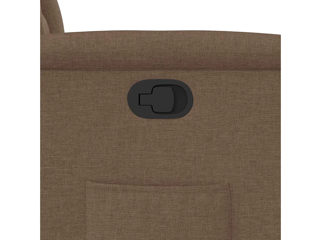 Poltrona | Cadeira Relax | Cadeira reclinável tecido castanho SHL471404