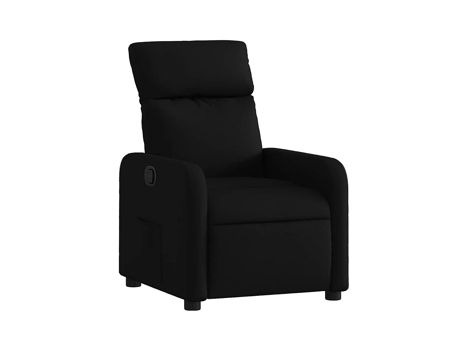 Sillón de relax | Silla | Sillón reclinable de tela negro SHL7331