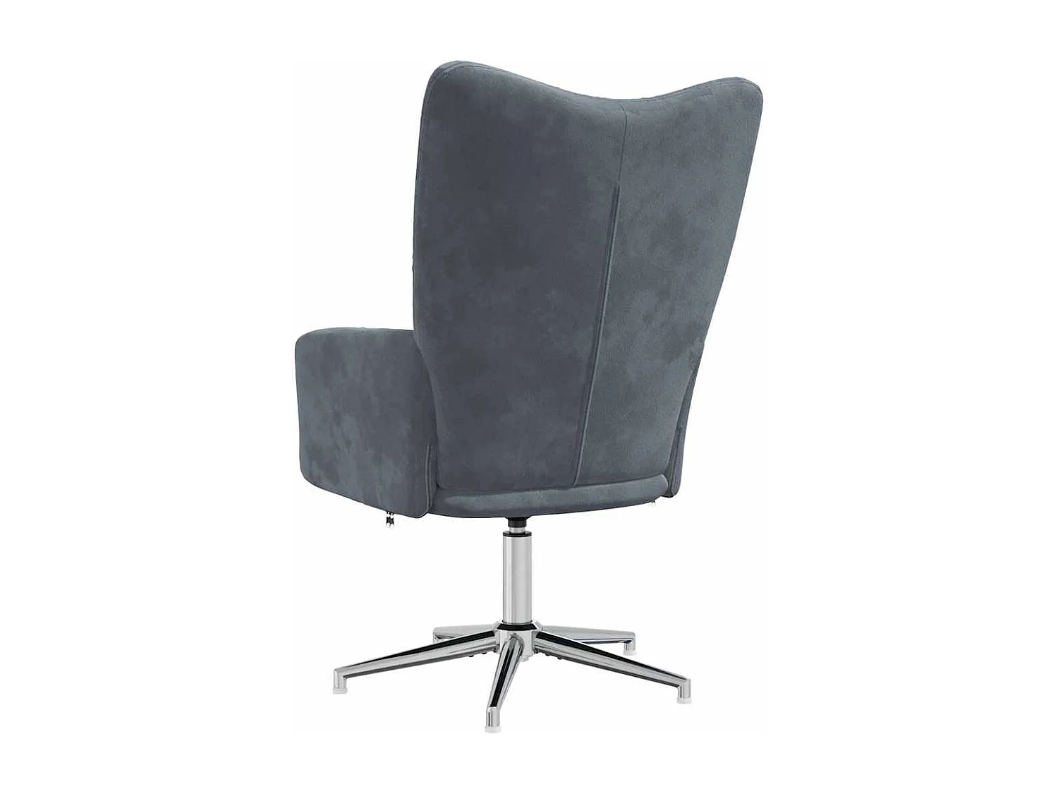 Relaxsessel | Lounge Sessel Dunkelgrau Samt SHL84229