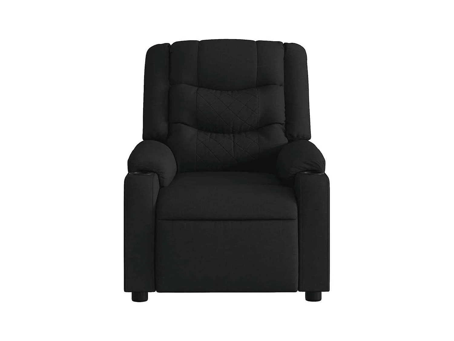 Sillón de relax | Silla | Sillón reclinable de tela negro SHL7836