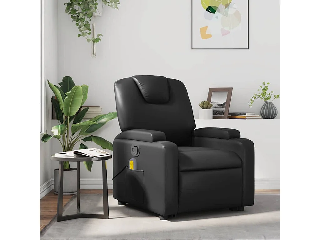 Relaxsessel | Massagesessel Schwarz Kunstleder SHL89727