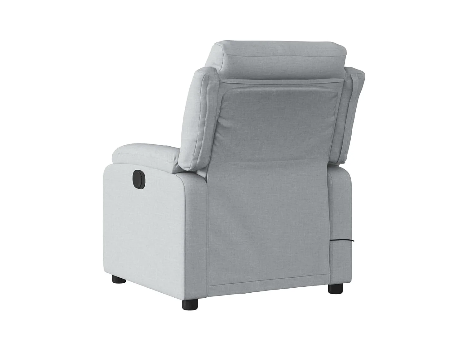 Fauteuil inclinable-Chaise de relax-Fauteuil de Massage gris clair tissu SHL4951