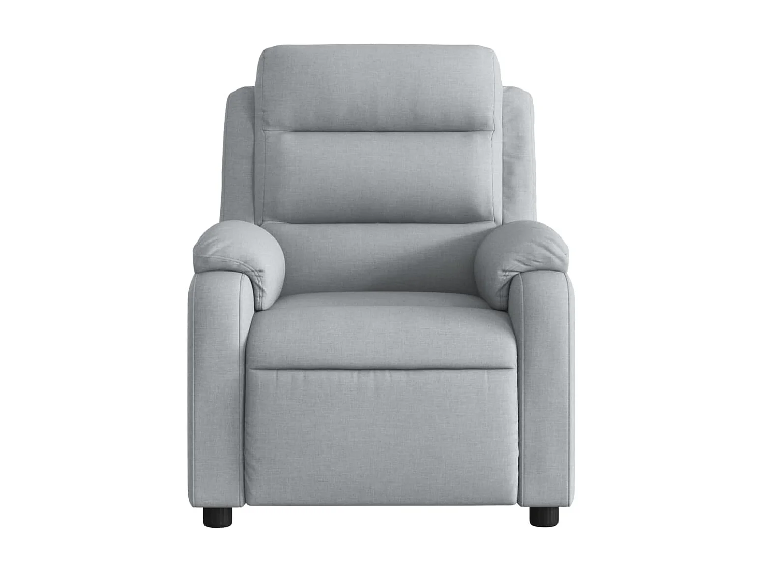 Fauteuil inclinable-Chaise de relax-Fauteuil de Massage gris clair tissu SHL4951