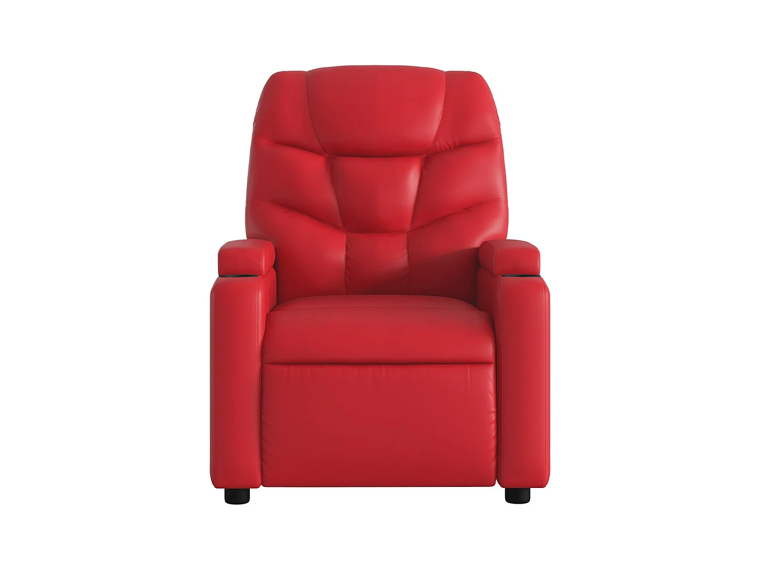 Sillón de salón | Silla | Sillón de masaje reclinable cuero sintético rojo SHL7062