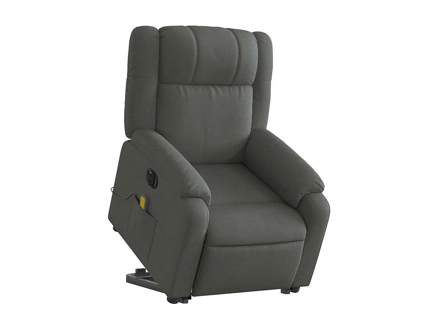 Fauteuil inclinable électrique-Chaise-Fauteuil de Massage Gris foncé Tissu SHL1824