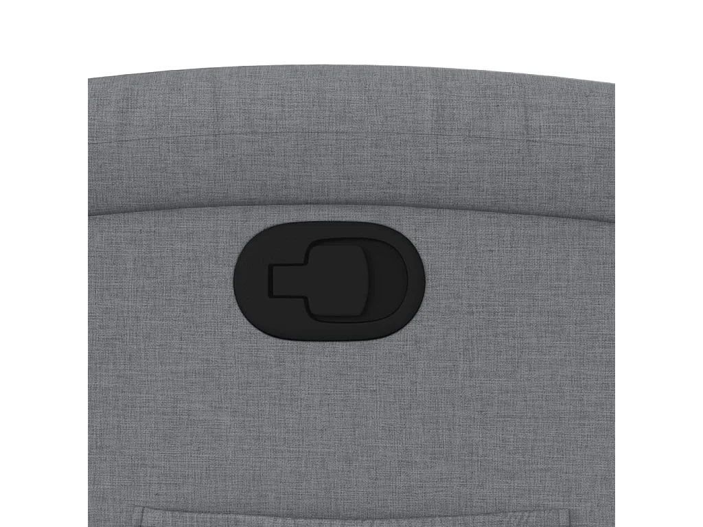 Sillón de relax | Sillón reclinable de tela gris claro SHL7839