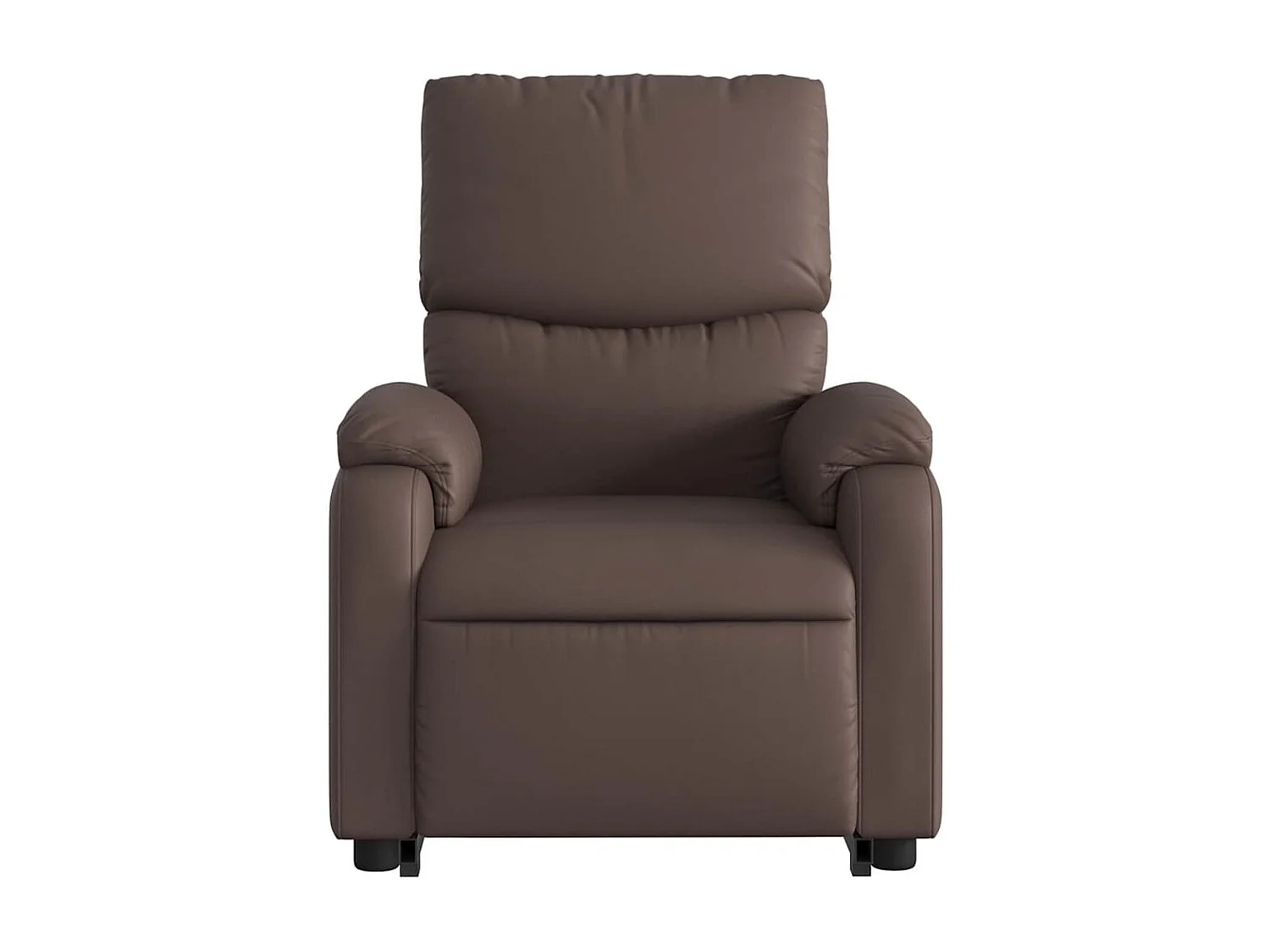 Fauteuil inclinable-Chaise de relax-Fauteuil de Massage Marron Similicuir SHL1925