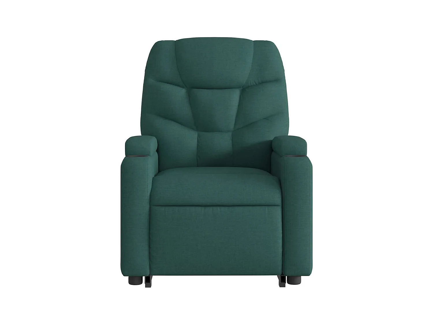 Sillón de relax | Silla | Sillón reclinable elevable tela verde oscuro SHL6554