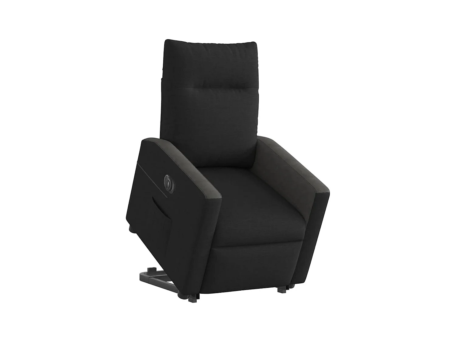Silla de relax | Sillón eléctrico reclinable elevable de tela negro SHL5262
