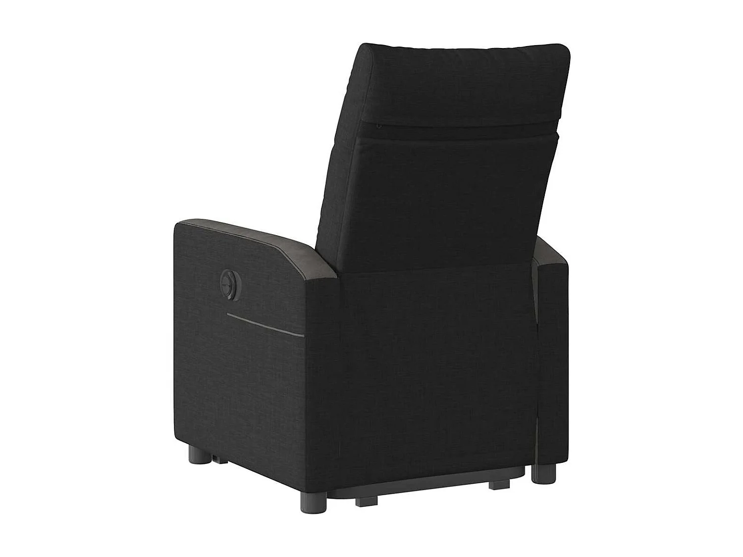 Silla de relax | Sillón eléctrico reclinable elevable de tela negro SHL5262
