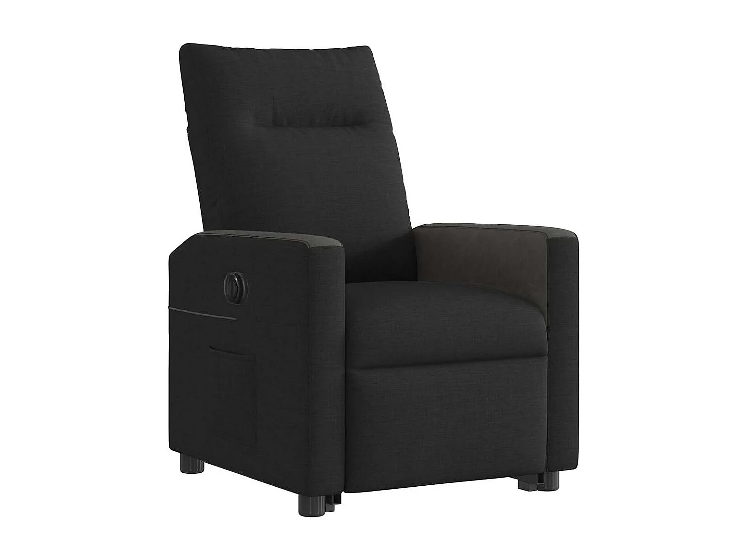 Fauteuil inclinable électrique-Chaise de relax-Fauteuil TV noir tissu SHL2496