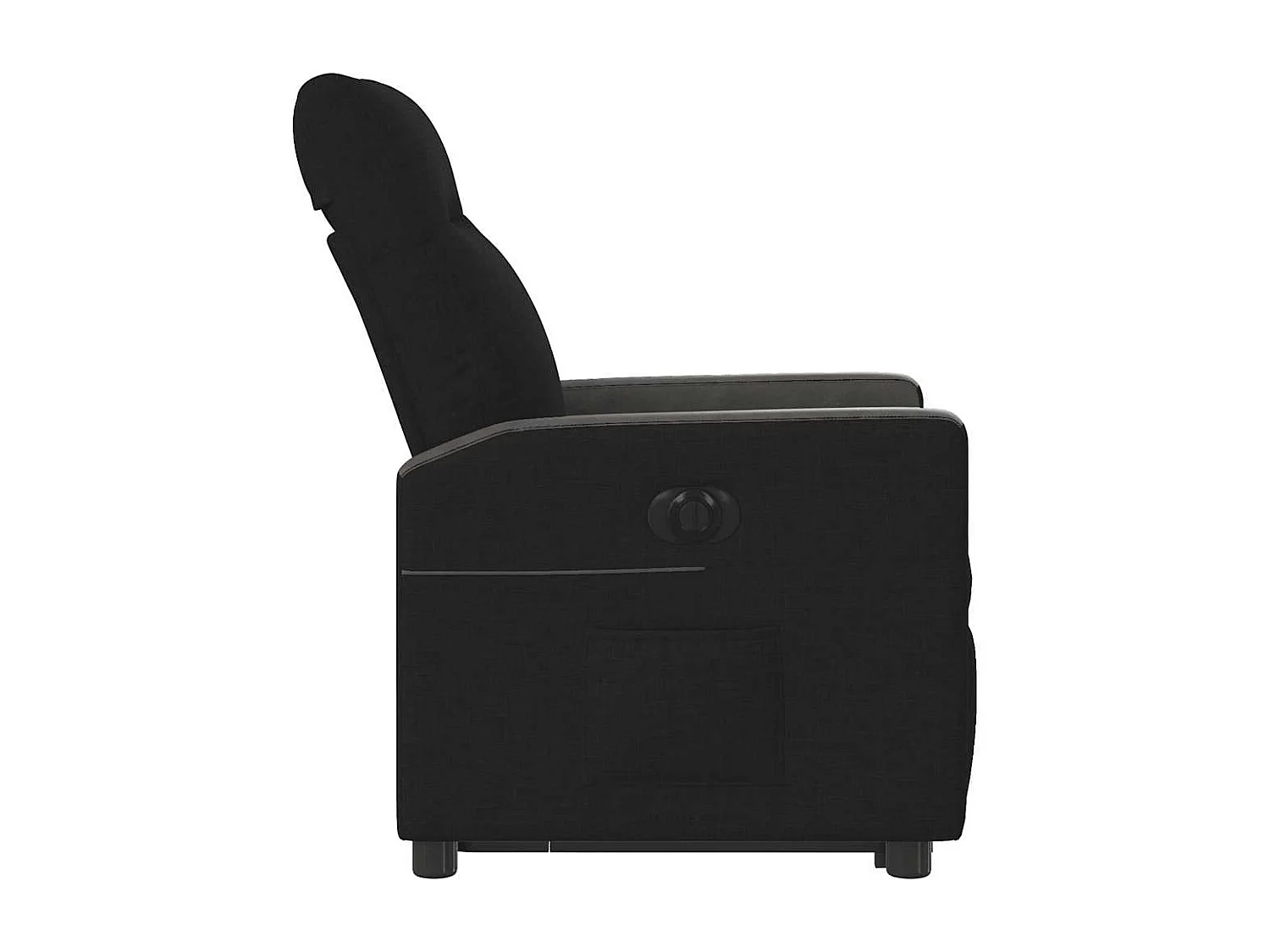 Fauteuil inclinable électrique-Chaise de relax-Fauteuil TV noir tissu SHL2496