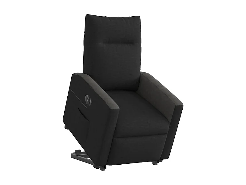 Fauteuil inclinable électrique-Chaise de relax-Fauteuil TV noir tissu SHL2496