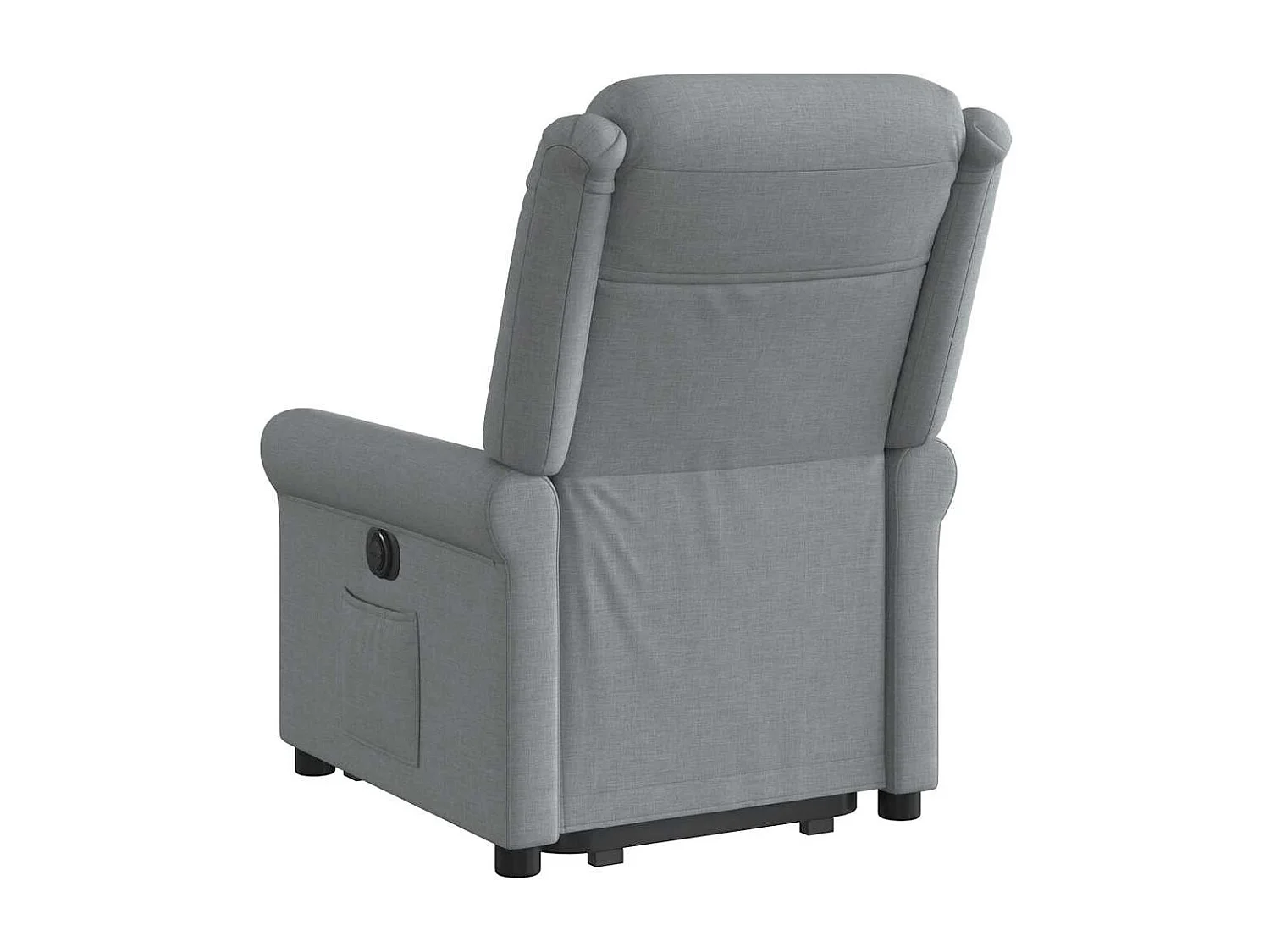 Fauteuil inclinable électrique-Chaise de relax-Fauteuil TV gris clair tissu SHL4395