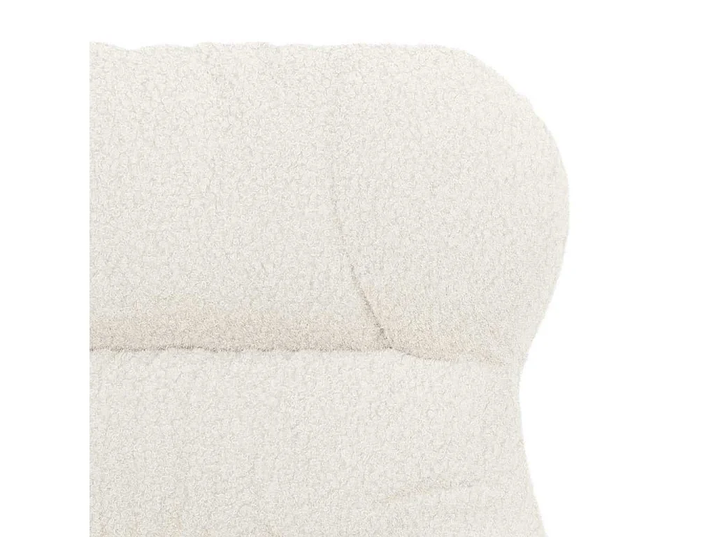 Fauteuil Salon-Chaise de relax Crème 69x74x93 cm tissu SHL2564