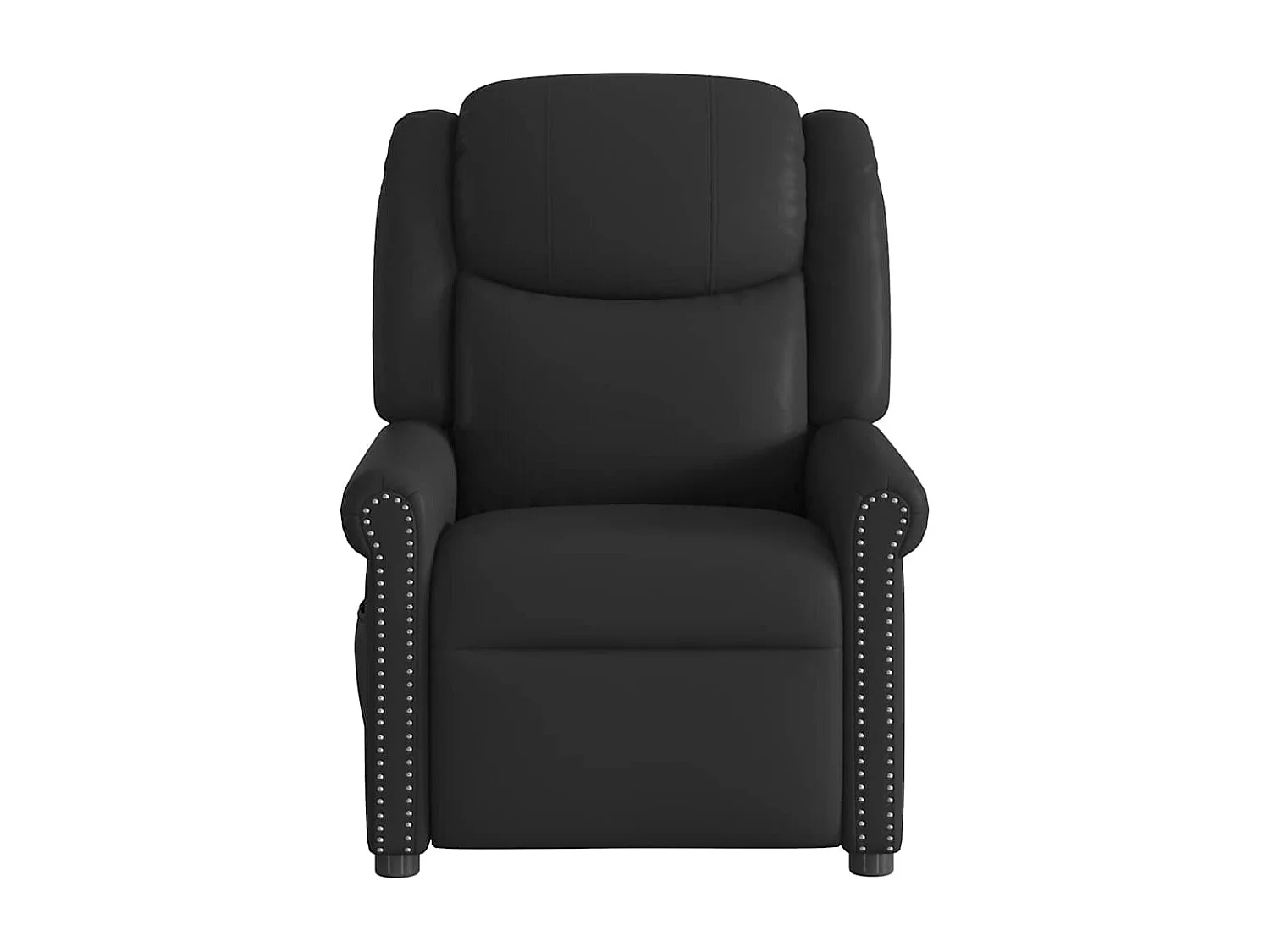 Fauteuil inclinable électrique-Chaise de relax-Fauteuil TV Noir brillant Similicuir SHL2131