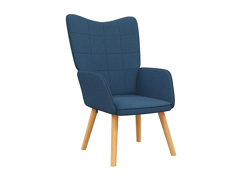 Relaxsessel | Lounge Sessel Blau Stoff SHL65339