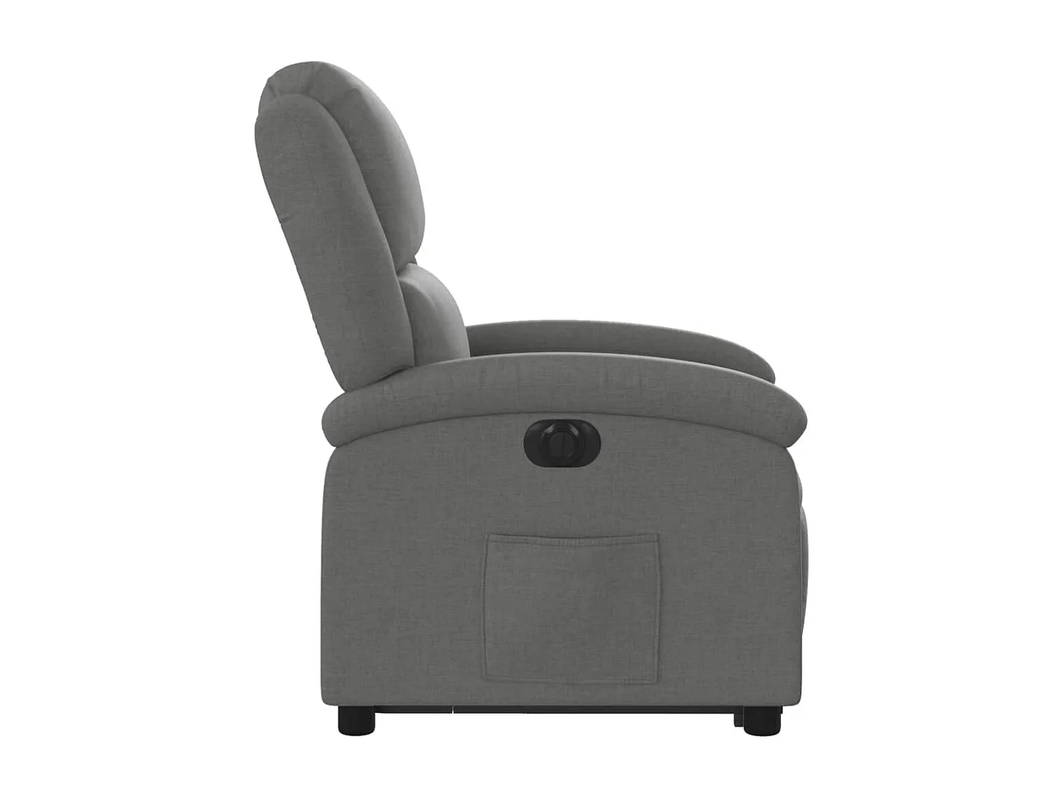 Relaxsessel mit Aufstehhilfe Elektrisch | Lounge Sessel indoor Dunkelgrau Stoff SHL3227