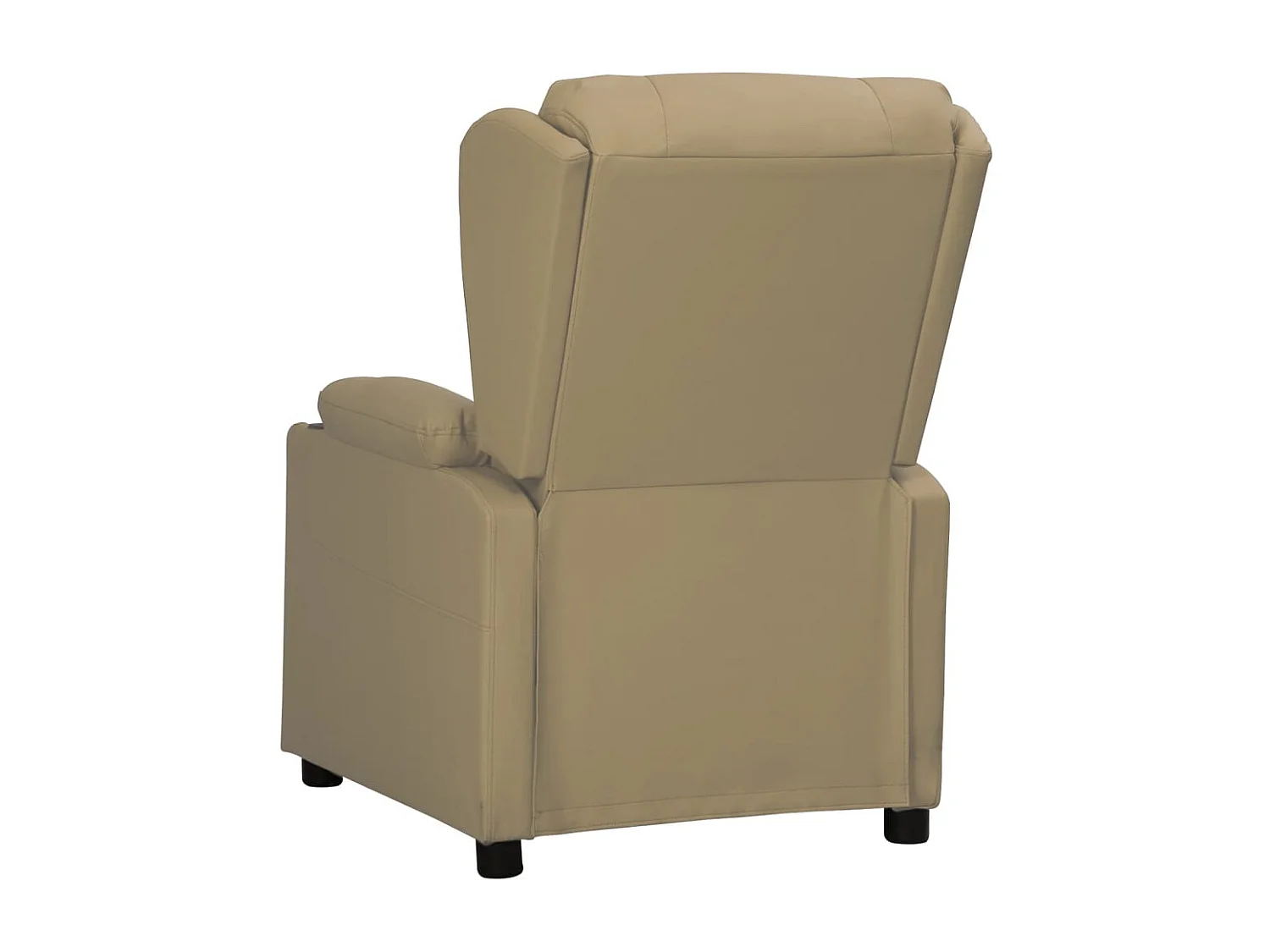 Sta-op-stoel kunstleer cappuccinokleurig