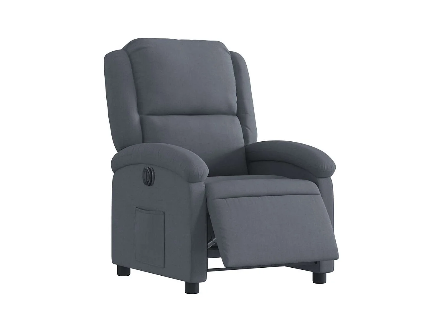 Sillón de relax | Silla | Sillón reclinable eléctrico de terciopelo gris oscuro SHL2837