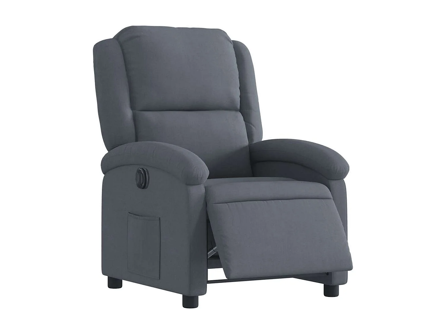Sillón de relax | Silla | Sillón reclinable eléctrico de terciopelo gris oscuro SHL2837