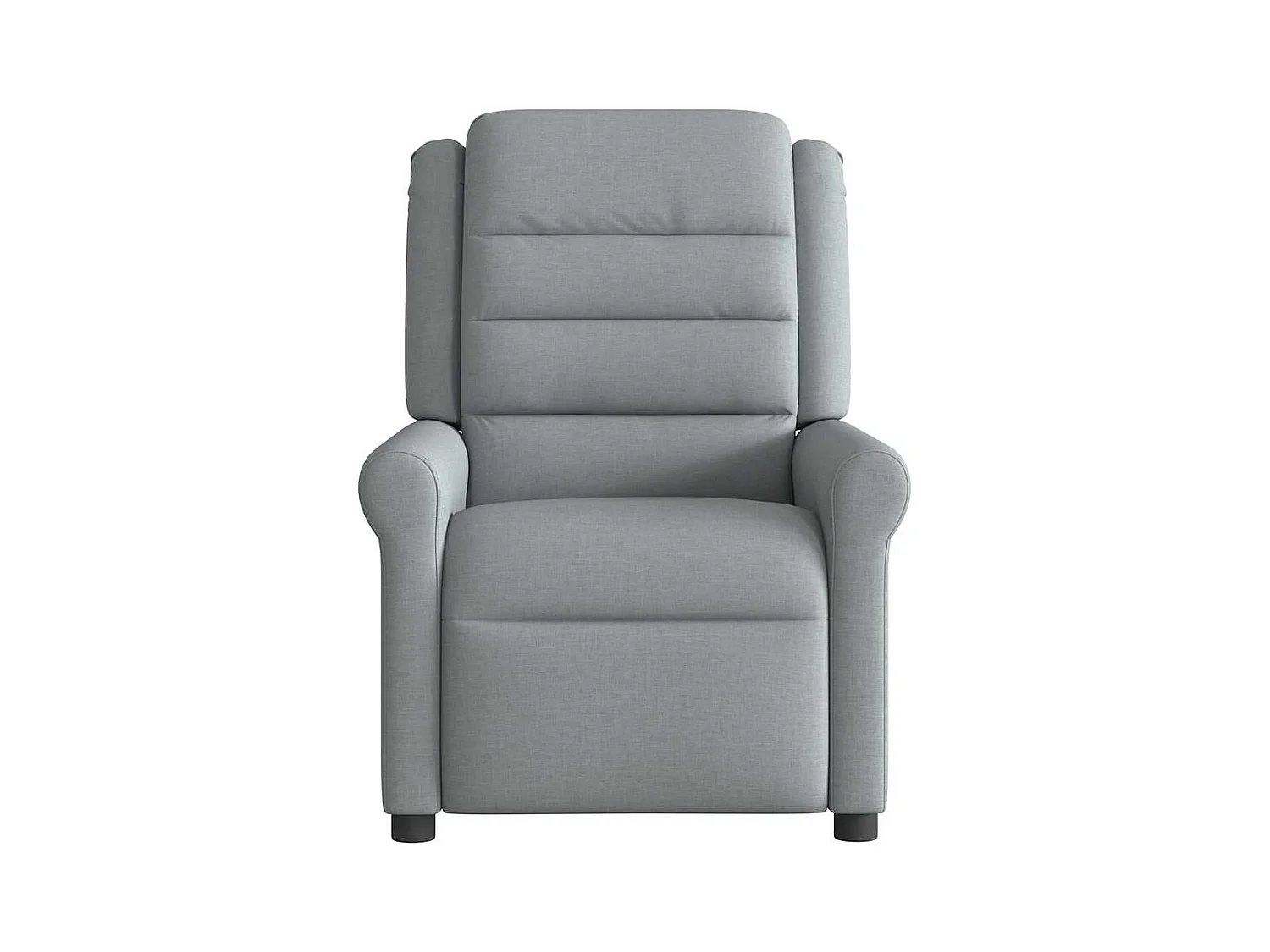 Sillón de relax | Sillón reclinable de masaje eléctrico tela gris claro SHL4139