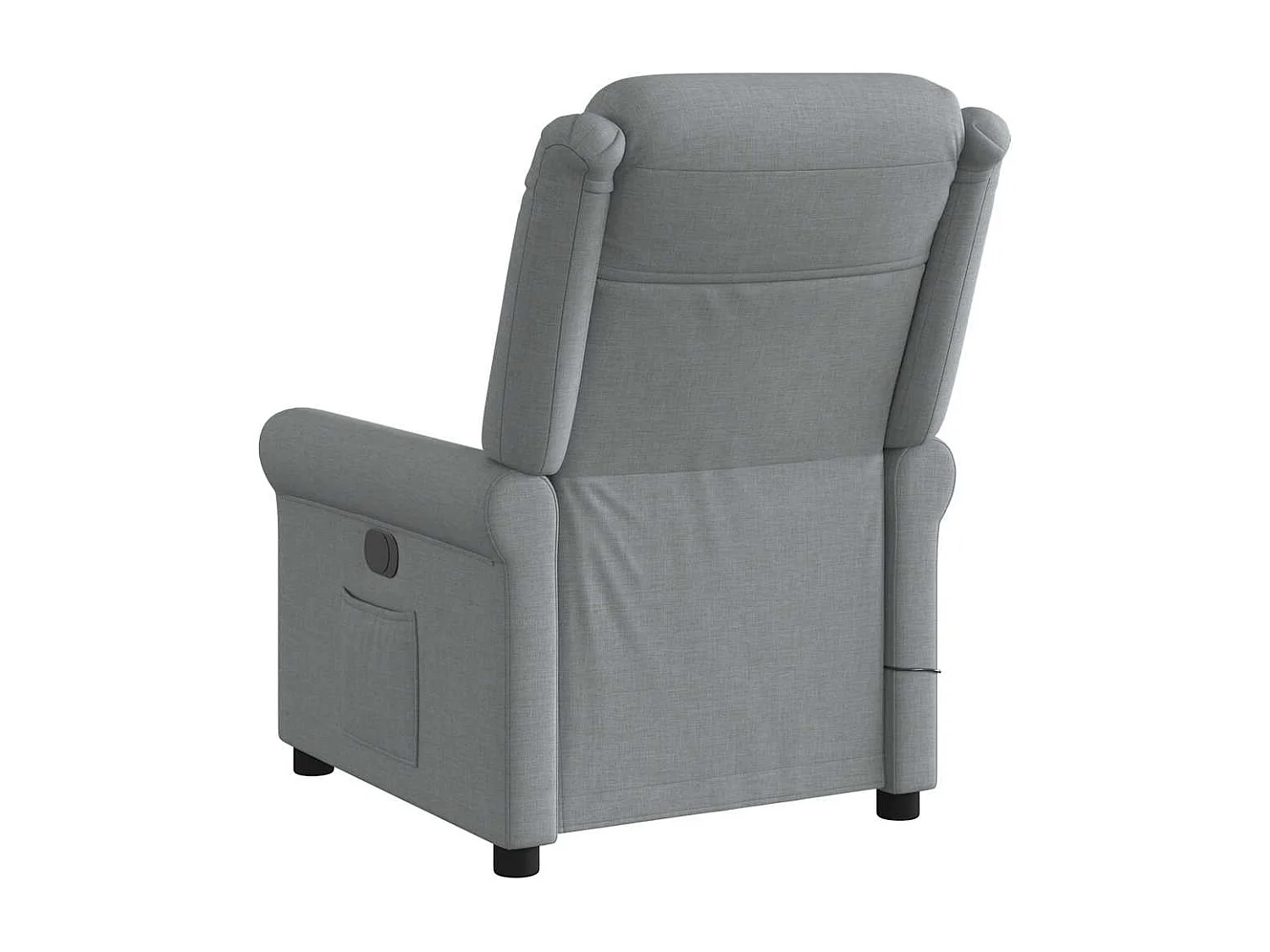 Sillón de relax | Sillón reclinable de masaje eléctrico tela gris claro SHL4139