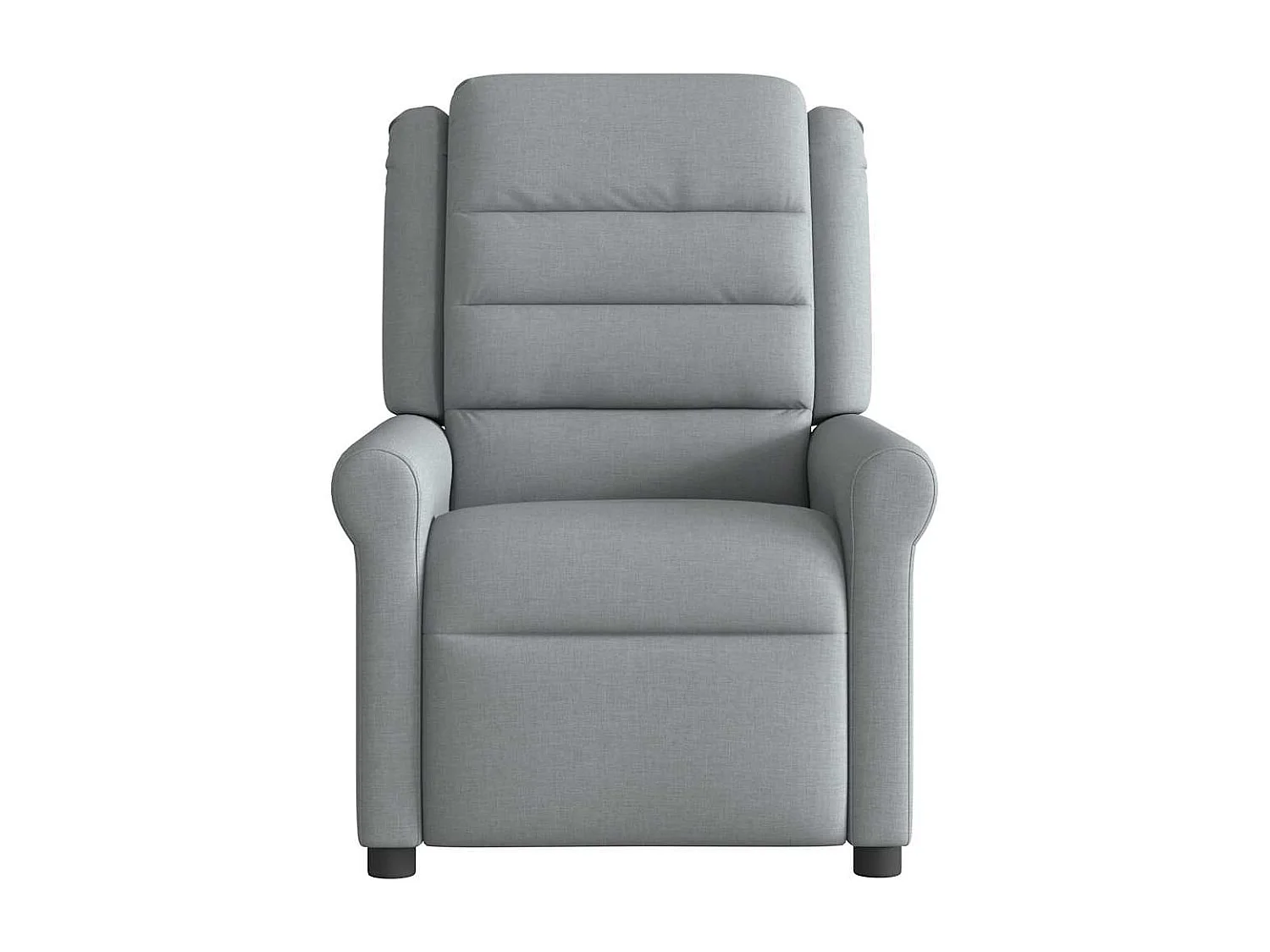 Fauteuil inclinable électrique-Fauteuil de massage de Salon gris clair tissu SHL4512