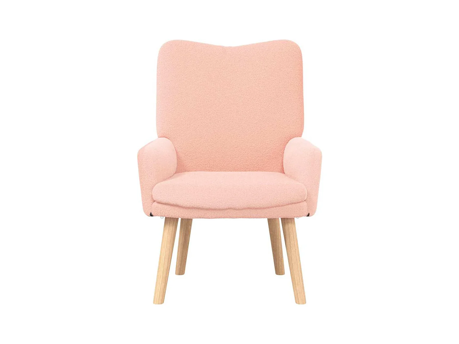 Sillón de relax | Silla Relax | Sillón de salón Rosa 63x67x94 cm tela SHL6489