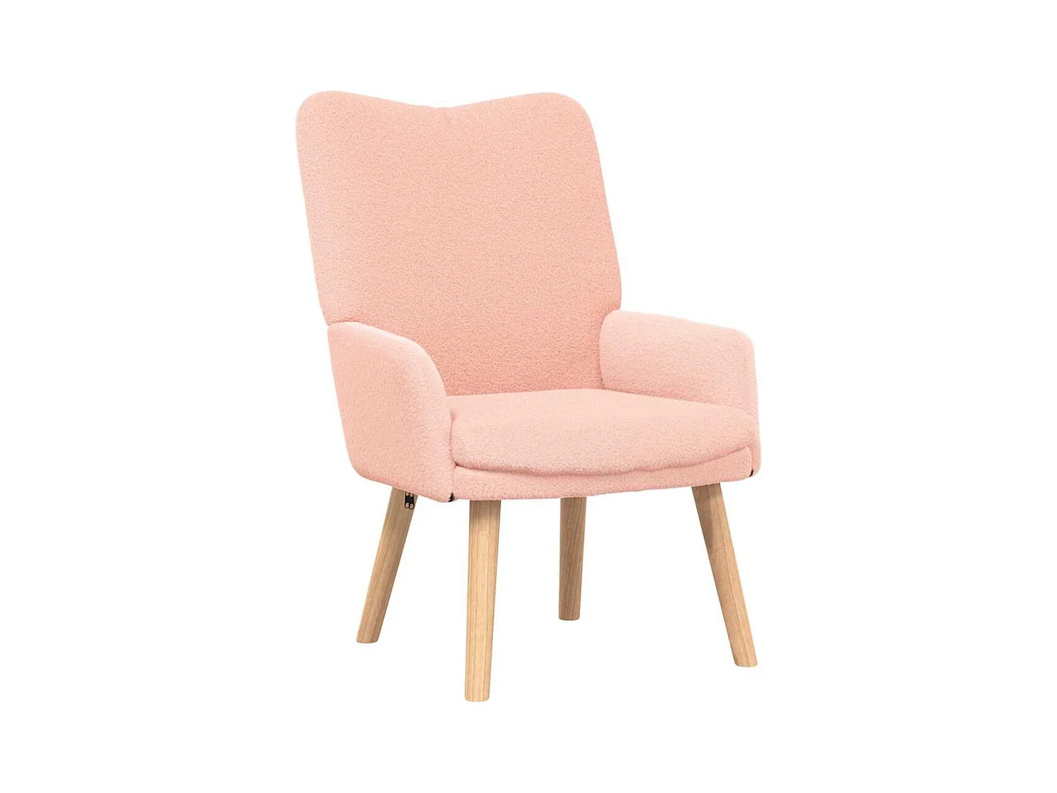 Fauteuil Salon-Chaise de relax Rose 63x67x94 cm tissu SHL4911